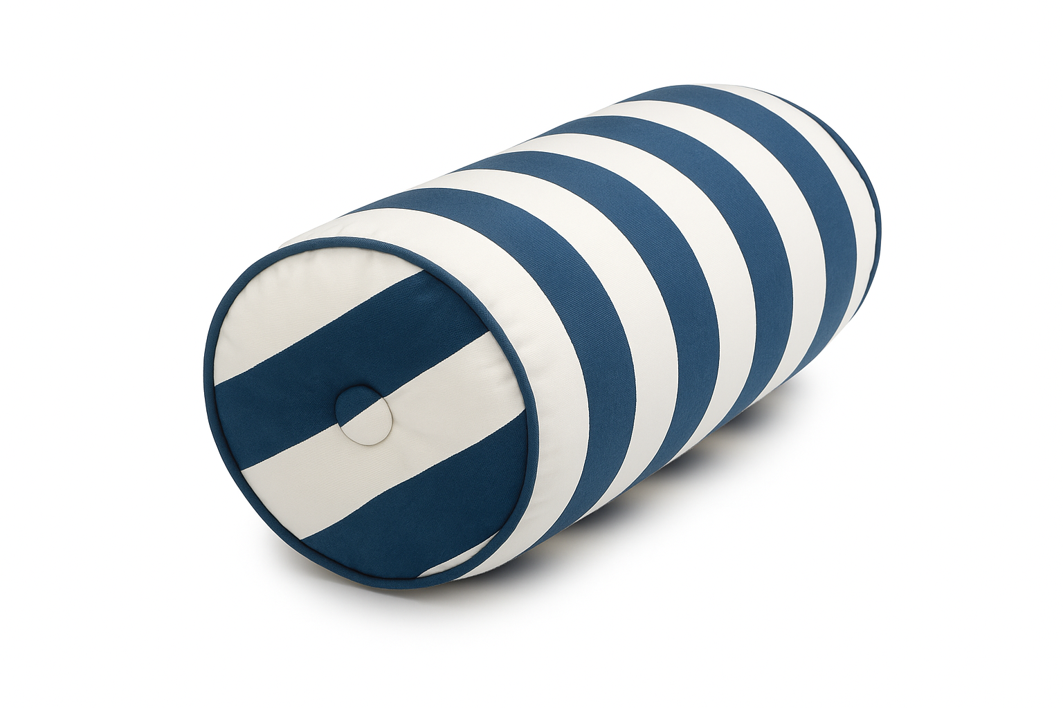 Osculati Kapok Rolle, blau / weiss gestreift